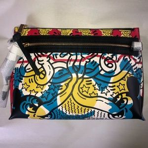 Coach Mickey Mouse X Keith Haring Academy Pouch